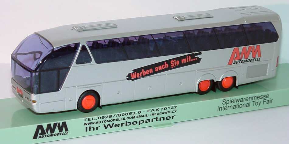 Foto 1:87 Neoplan Starliner SHDHL 3achsig Werben Sie mit... AWM Automodelle (Messemodell Spielwarenmesse) AMW/AWM