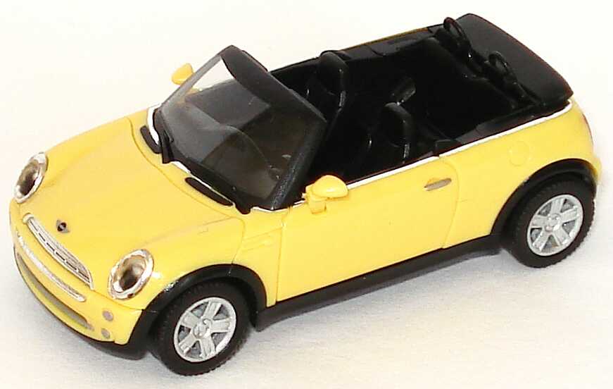 Foto 1:87 New Mini Cooper Cabrio liquidyellow herpa 80410309097