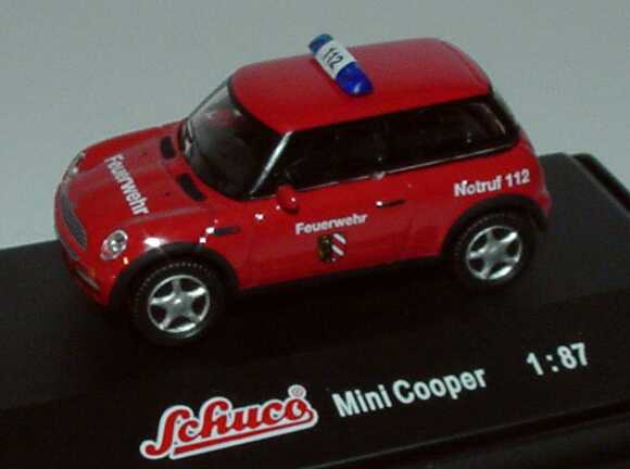 Foto 1:87 New Mini Cooper Feuerwehr Schuco 21823