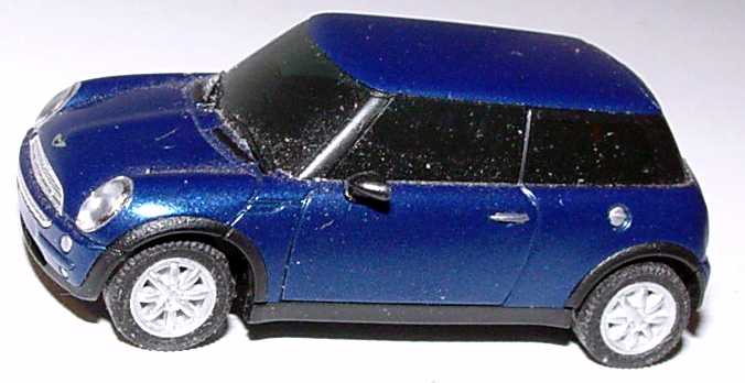 Foto 1:87 New Mini blau-met. (Vorserie) (Mini) (ohne Klappbox) herpa 80429411775