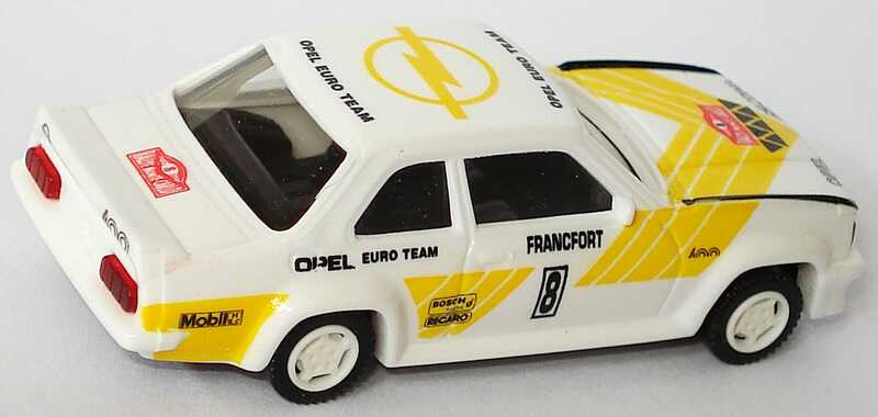 Foto 1:87 Opel Ascona B 400 Rallye Monte Carlo 1980 Opel Euro Team Nr.8, Kleint / Wanger euromodell