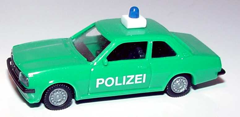 Foto 1:87 Opel Ascona B Polizei grün euromodell