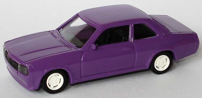 Foto 1:87 Opel Ascona B Sport violett euromodell