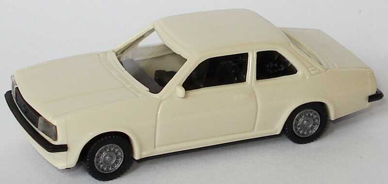 Foto 1:87 Opel Ascona B altweiß euromodell