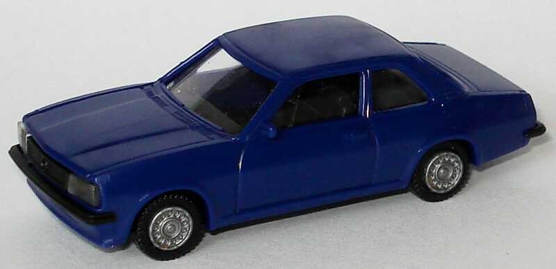 Foto 1:87 Opel Ascona B dunkelblau euromodell