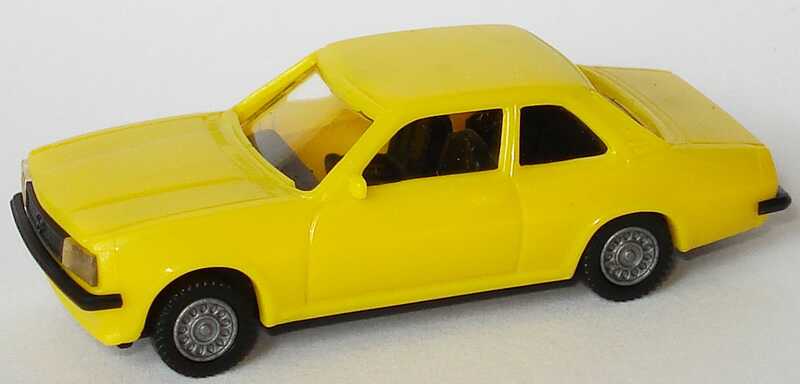 Foto 1:87 Opel Ascona B gelb euromodell