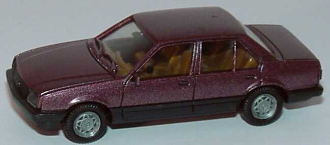 Foto 1:87 Opel Ascona Stufenheck SR rotmet., neue Felgen herpa 3035