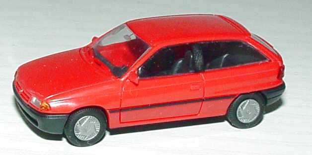 Foto 1:87 Opel Astra 3türig rot Rietze 10470