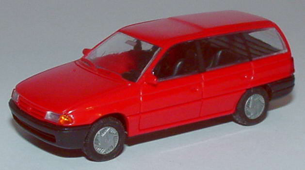 Foto 1:87 Opel Astra Caravan rot Rietze 10480