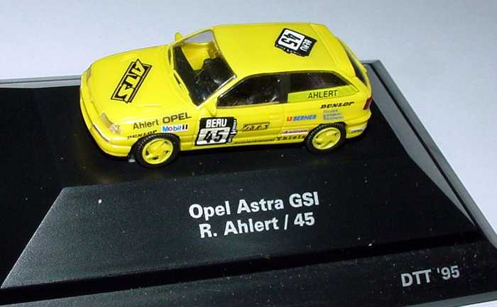 Foto 1:87 Opel Astra GSi DTT 1995 ATS, Ahlert Nr.45, R. Ahlert Rietze 90144