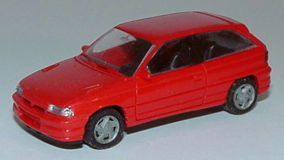 Foto 1:87 Opel Astra GSi rot Rietze