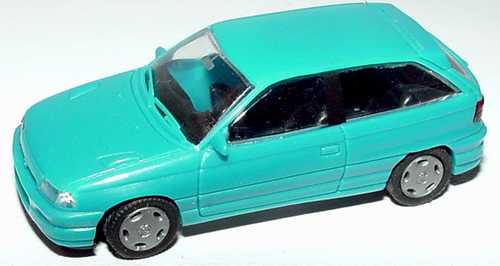 Foto 1:87 Opel Astra GSi türkis Rietze