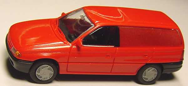 Foto 1:87 Opel Astra Lieferwagen rot Rietze 10560