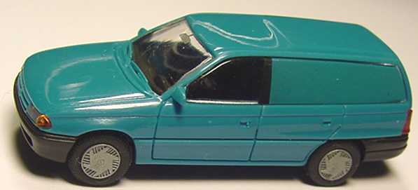 Foto 1:87 Opel Astra Lieferwagen türkis Rietze 10560