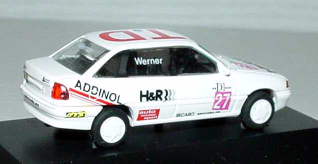 Foto 1:87 Opel Astra Stufenheck H&R, T.D Nr.27, Werner (D1 TWC ´94) Rietze 90114
