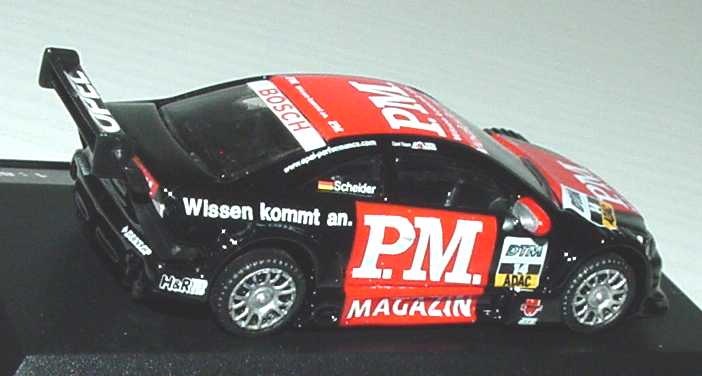 Foto 1:87 Opel Astra V8 Coupé DTM 2002 P.M. Magazin Nr.14, Scheider Schuco 21647