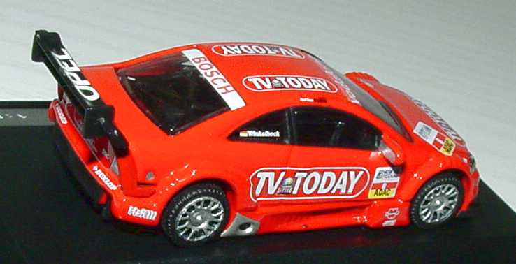 Foto 1:87 Opel Astra V8 Coupé DTM 2002 TV Today Nr.8,  Winkelhock Schuco 21649