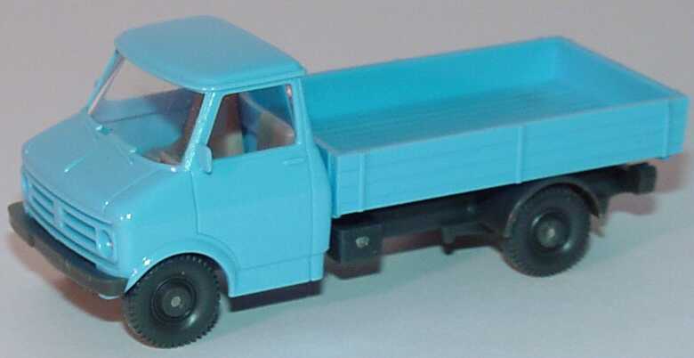 Foto 1:87 Opel Blitz Pritsche hellblau Wiking