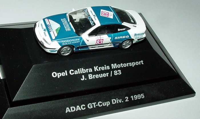 Foto 1:87 Opel Calibra ADAC-GT-Cup´95 Kreis, Pohlen-Dach Nr.83, J. Breuer Rietze 90141