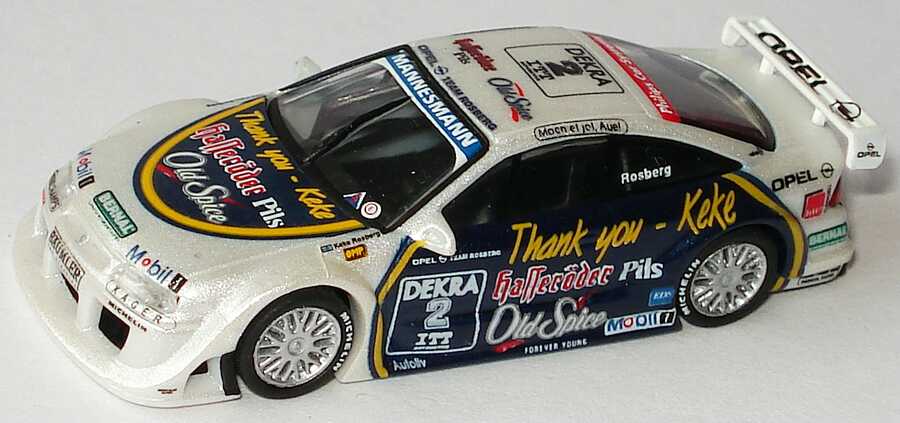 Foto 1:87 Opel Calibra V6 DTM 1995 Rosberg, Thank you - Keke, Hasseröder, Old Spice Nr.2, Rosberg Paul´s Model Art 870954282