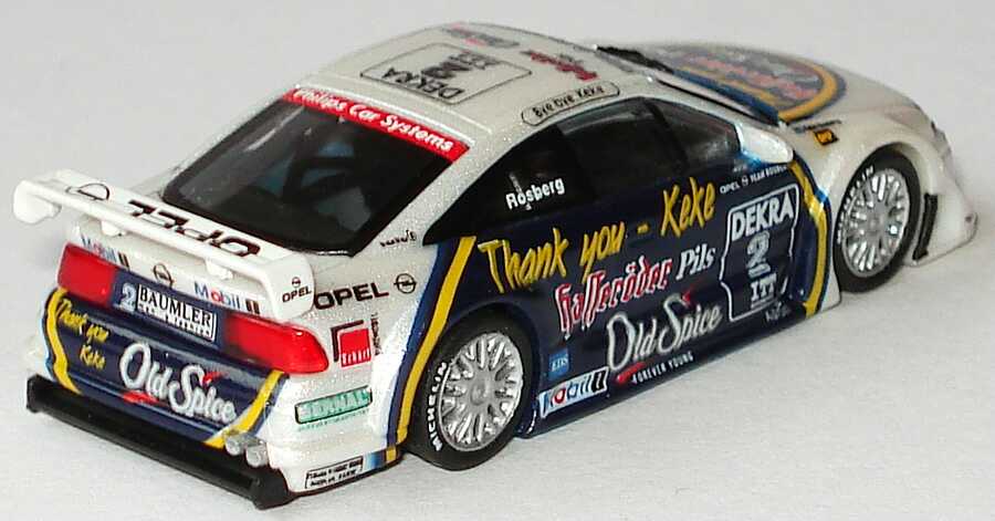 Foto 1:87 Opel Calibra V6 DTM 1995 Rosberg, Thank you - Keke, Hasseröder, Old Spice Nr.2, Rosberg Paul´s Model Art 870954282