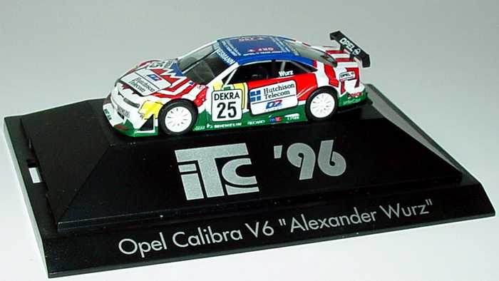Foto 1:87 Opel Calibra V6 ITC 1996 Joest, Hutchinson Telecom (Austria-Design) Nr.25, Alexander Wurz herpa 037051