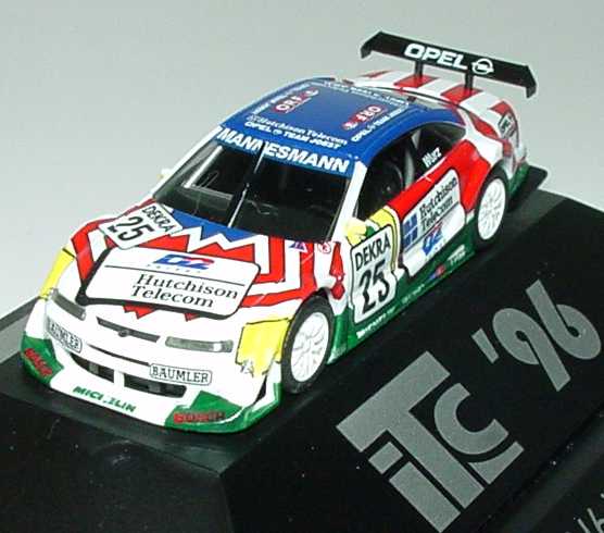 Foto 1:87 Opel Calibra V6 ITC 1996 Joest, Hutchinson Telecom (Austria-Design) Nr.25, Alexander Wurz herpa 037051