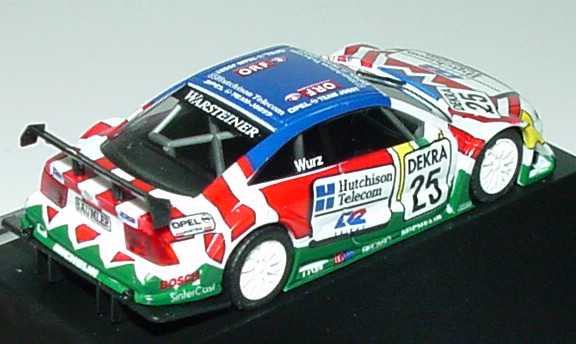 Foto 1:87 Opel Calibra V6 ITC 1996 Joest, Hutchinson Telecom (Austria-Design) Nr.25, Alexander Wurz herpa 037051