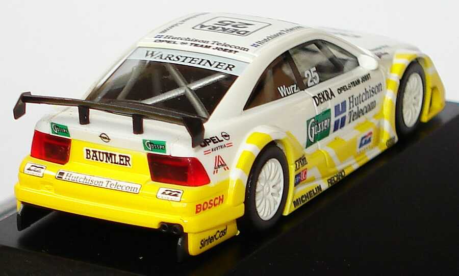 Foto 1:87 Opel Calibra V6 ITC 1996 Joest, Hutchinson Telecom Nr.25, Alexander Wurz herpa 036986