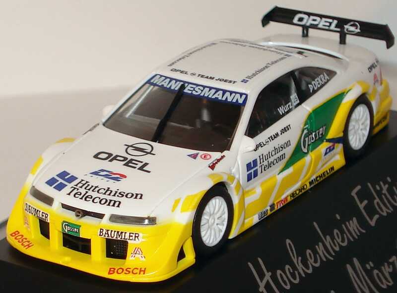 Foto 1:87 Opel Calibra V6 ITC 1996 Joest, Hutchinson Telecom Nr.25, Wurz (Hockenheim Edition) herpa 036733