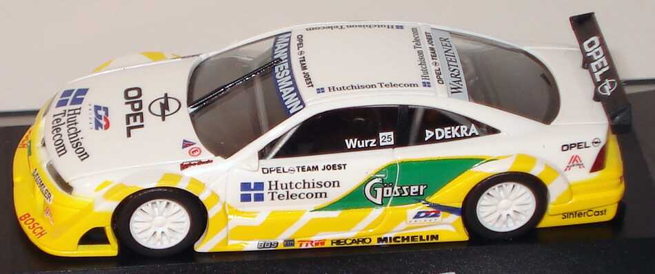 Foto 1:87 Opel Calibra V6 ITC 1996 Joest, Hutchinson Telecom Nr.25, Wurz (Hockenheim Edition) herpa 036733