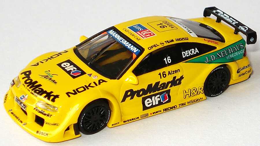 Foto 1:87 Opel Calibra V6 ITC 1996 Zakspeed, ProMarkt Nr.16, Alzen Paul´s Model Art 870964216