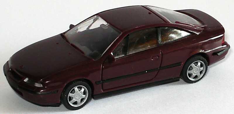 Foto 1:87 Opel Calibra dunkelviolett mit Sportfelgen Rietze 10410