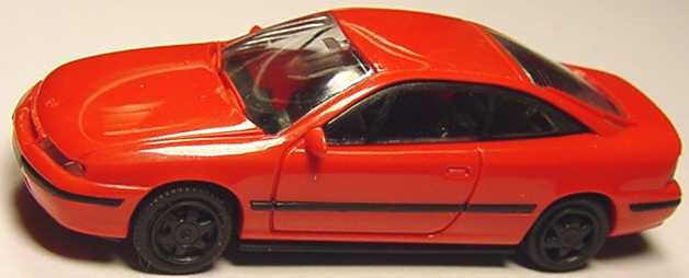 Foto 1:87 Opel Calibra rot mit Sporträder Rietze 10410