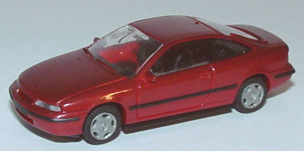 Foto 1:87 Opel Calibra weinrot-met. Rietze 20410