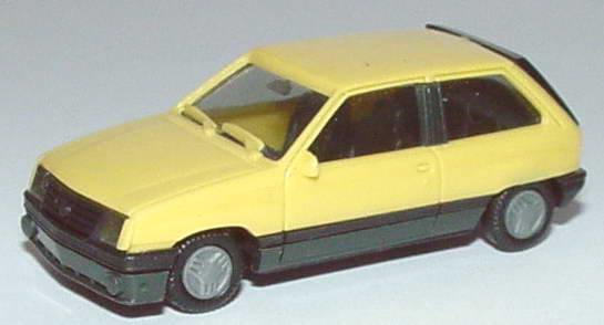 Foto 1:87 Opel Corsa A 3türig SR pastellgelb herpa 2037