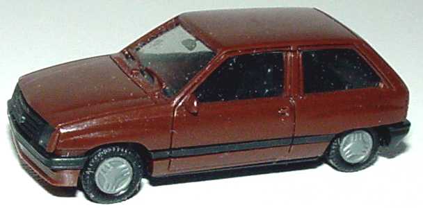 Foto 1:87 Opel Corsa A 3türig braun herpa 2036