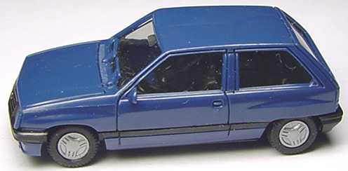 Foto 1:87 Opel Corsa A 3türig dunkelgraublau herpa 2036