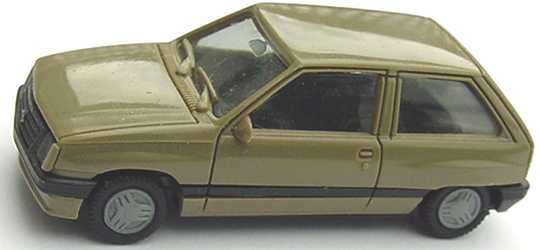 Foto 1:87 Opel Corsa A 3türig graugrün herpa 2036