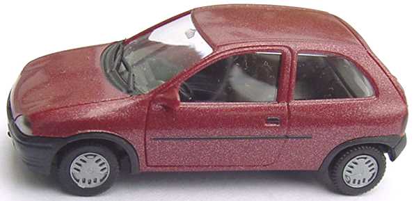 Foto 1:87 Opel Corsa B 2türig marseillerot-met. herpa 031356