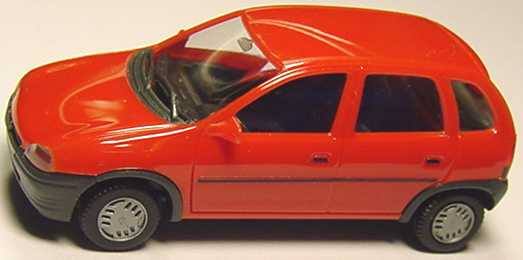 Foto 1:87 Opel Corsa B 4türig rot herpa 021371