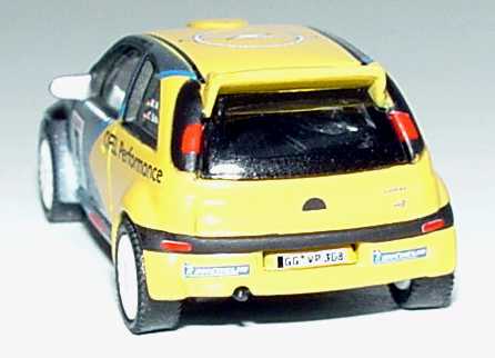 Foto 1:87 Opel Corsa C Super 1600 Rallye DRM 2003, Castrol Rallye Opel Performance Nr.7, Schleimer/Wenzel Schuco 21669