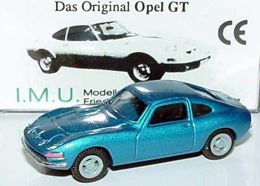 Foto 1:87 Opel GT blau-met. I.M.U. 06002