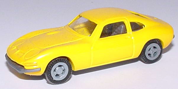 Foto 1:87 Opel GT gelb I.M.U. 06002