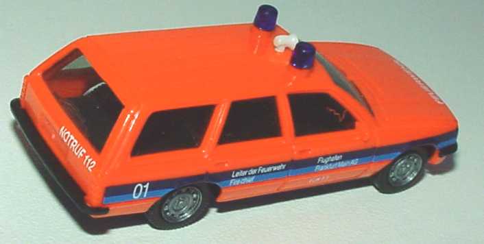 Foto 1:87 Opel Geschenkpackung Einsatzfahrzeuge (Rekord Car. Flugh.-Fw Frankfurt, Senator Taxi, Kadett Gsi Notarzt (weiß), Ascona Polizei, Ascona Feuerw., Rekord THW) herpa 1#1799175
