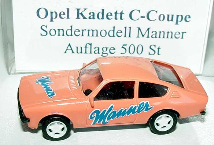 Foto 1:87 Opel Kadett C Coupé Manner Messemodell Wien 1999 (Auflage 500 Stück) I.M.U.