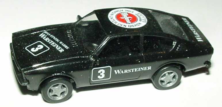 Foto 1:87 Opel Kadett C Coupé Rallye Warsteiner Nr.3 schwarz I.M.U.