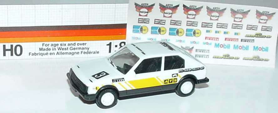 Foto 1:87 Opel Kadett D SR Motorsport Opel-Junior-Rallye-Cup Nr.3 (mit Naßschiebebogen) herpa 3560