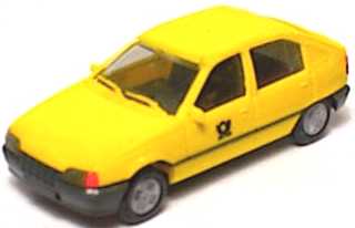 Foto 1:87 Opel Kadett E 4türig Post (bemalt) herpa