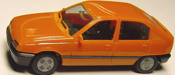 Foto 1:87 Opel Kadett E 4türig orange herpa 2045